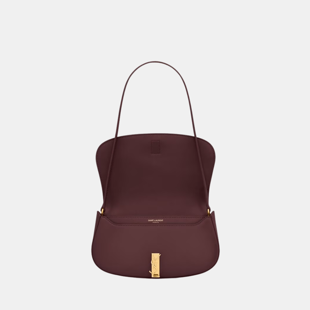 Saint Laurent Mini Voltaire In Box (Rouge Cabernet) - DIVA ONLINE STORE