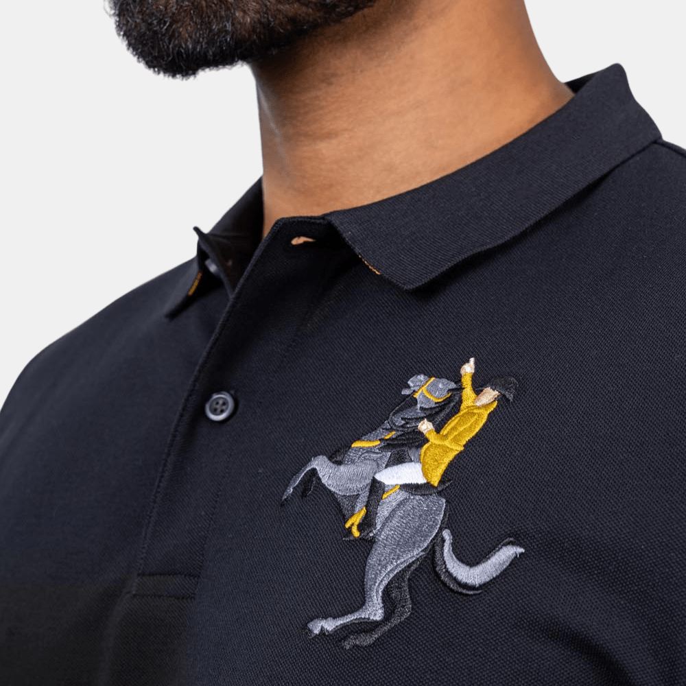 Giordano 3D Napoleon Polo Shirt (Black) - DIVA ONLINE STORE