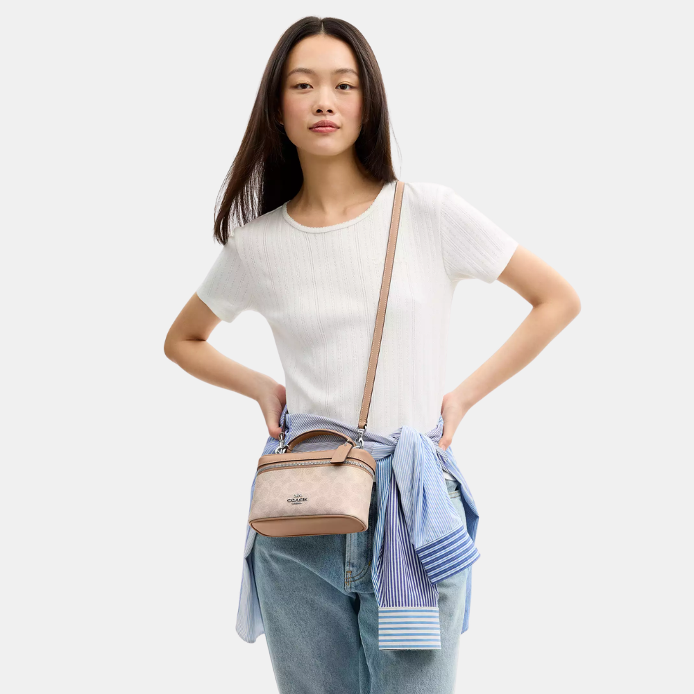Coach Rainer 18 Crossbody Bag In Signature Canvas