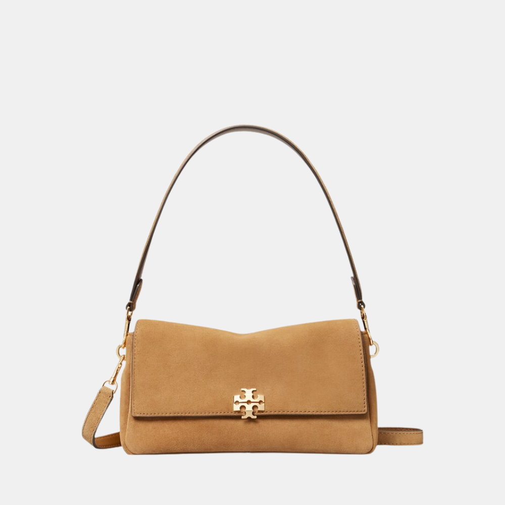 Tory Burch Small Charlie Suede Shoulder Bag
