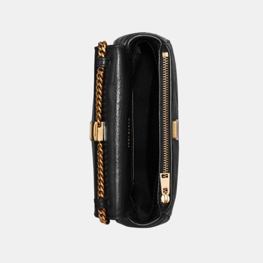 Tory Burch Mini Charlie Quilted Top-Handle Crossbody