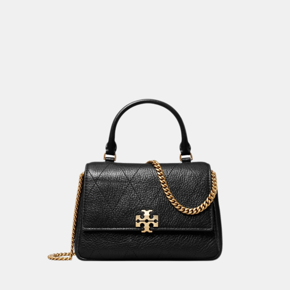 Tory Burch Mini Charlie Quilted Top-Handle Crossbody
