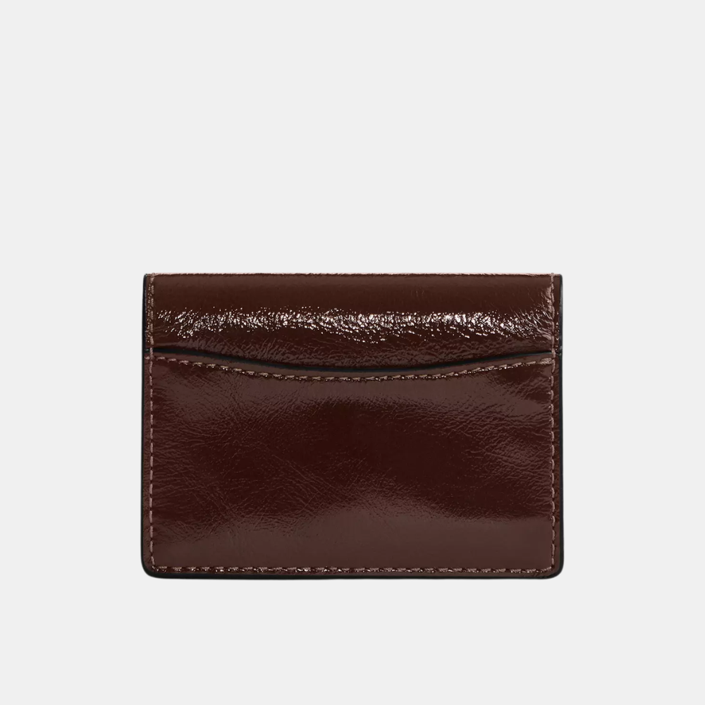 Coach Card Case With Charms (Maple)