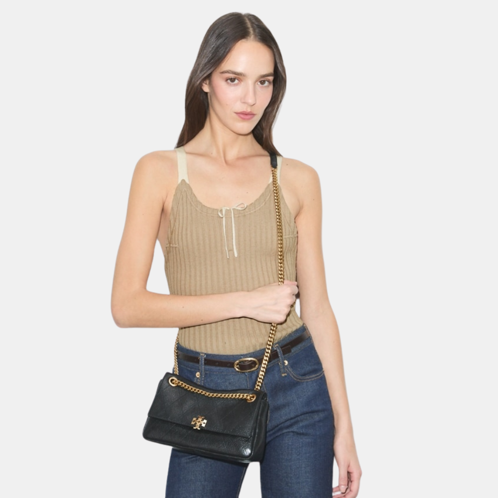 Tory Burch Small Charlie Quilted Shoulder Bag