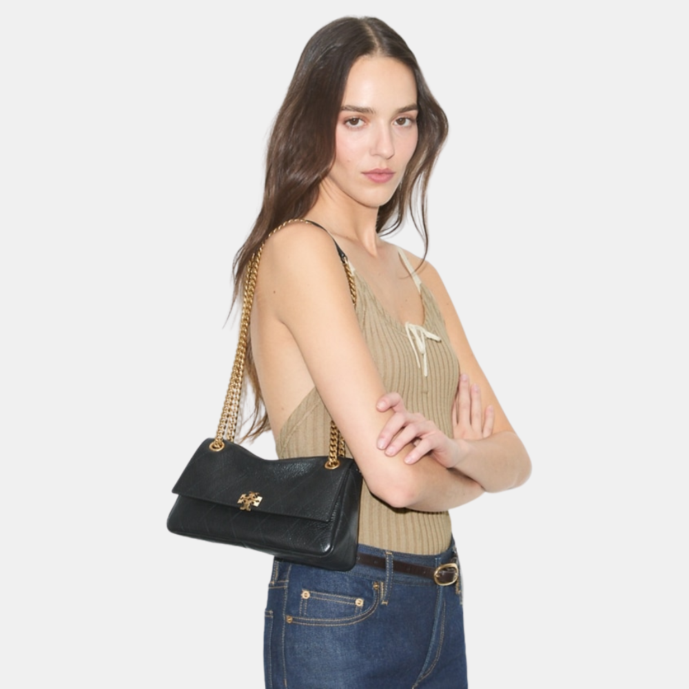 Tory Burch Small Charlie Quilted Shoulder Bag