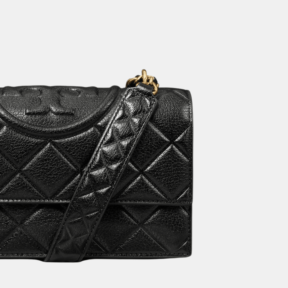 Tory Burch Small Fleming Shoulder Bag (Black) - DIVA ONLINE STORE