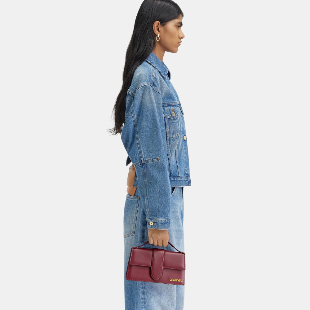 Jacquemus The Large Bambino (Dark Burgundy)