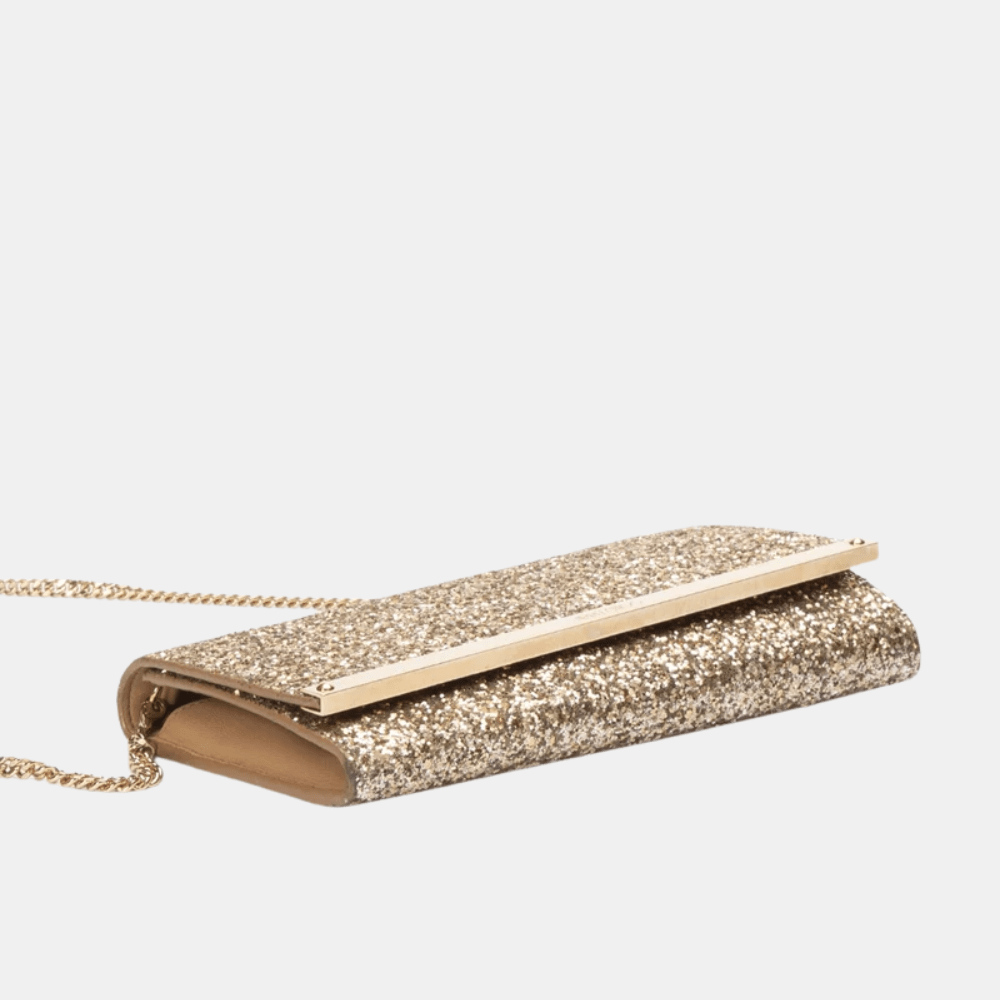 Jimmy Choo Glitter Milla Clutch - DIVA ONLINE STORE