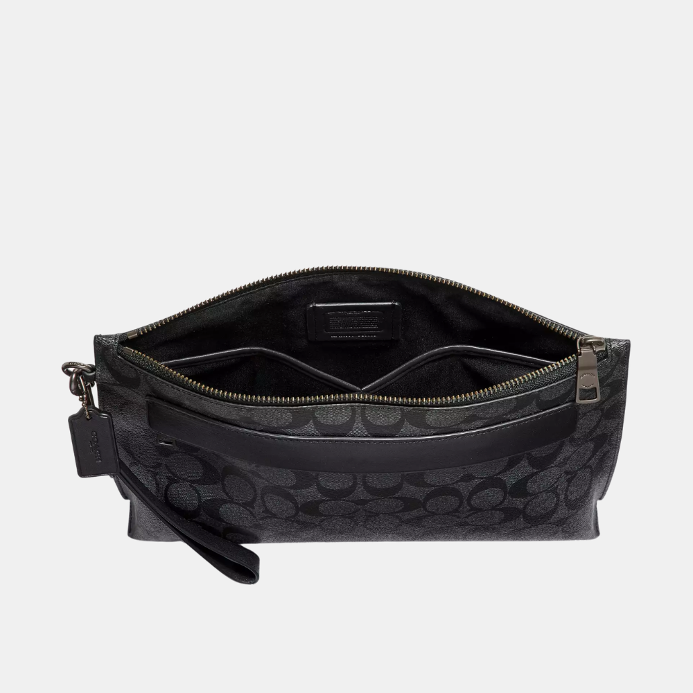 Coach Carryall Pouch In Signature Canvas