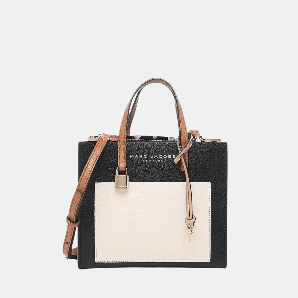 Marc Jacobs Mini Grind Satchel Tote Bag (Smoked Almond Multi) - DIVA ONLINE STORE