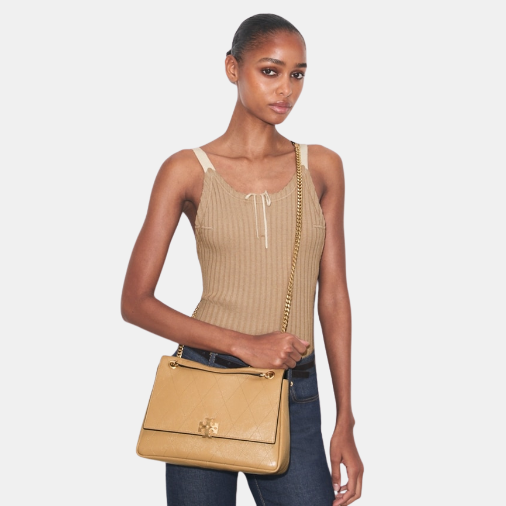 Tory Burch Charlie Quilted Shoulder Bag