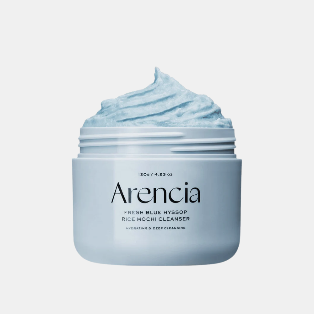Arencia Fresh Blue Hyssop Rice Mochi Cleanser
