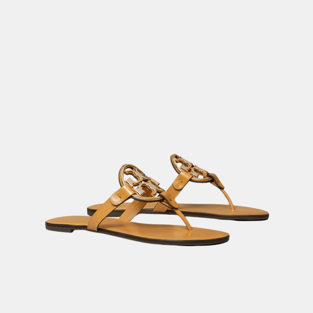 Tory Burch Metal Miller Sandal (Walnut) - DIVA ONLINE STORE