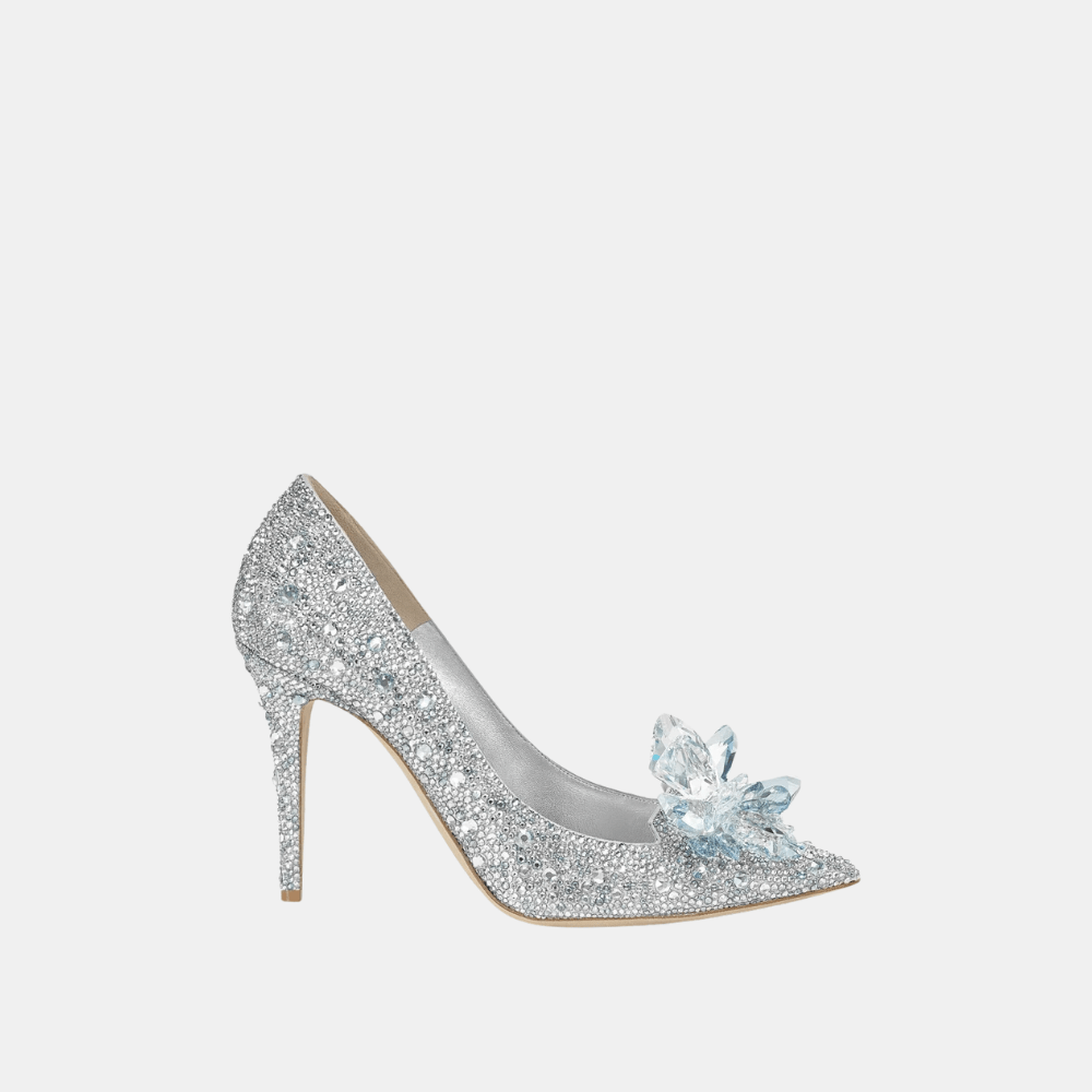 Jimmy Choo Alia Crystal Covered Pointy Toe Pumps - DIVA ONLINE STORE