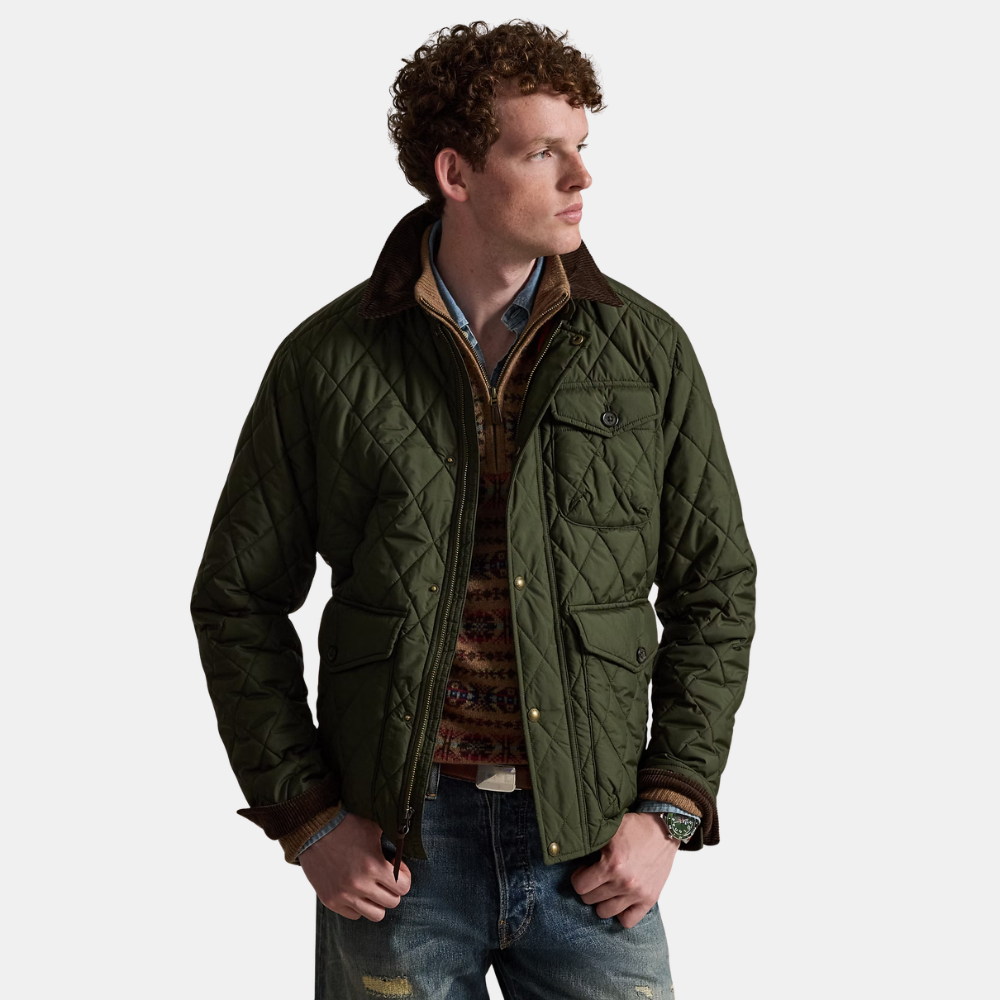 Ralph Lauren The Beaton Quilted Jacket (Company Olive)