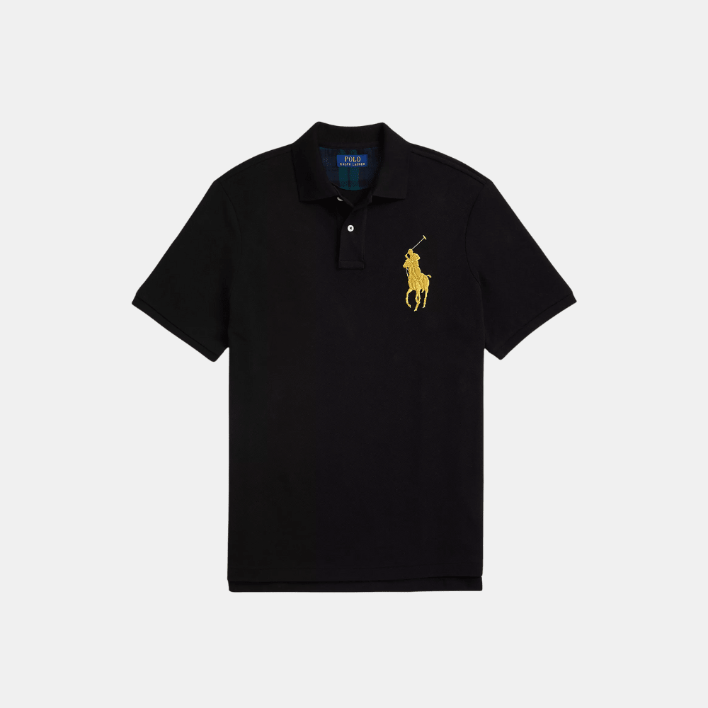 Ralph Lauren Black Big Pony Polo Shirt - DIVA ONLINE STORE