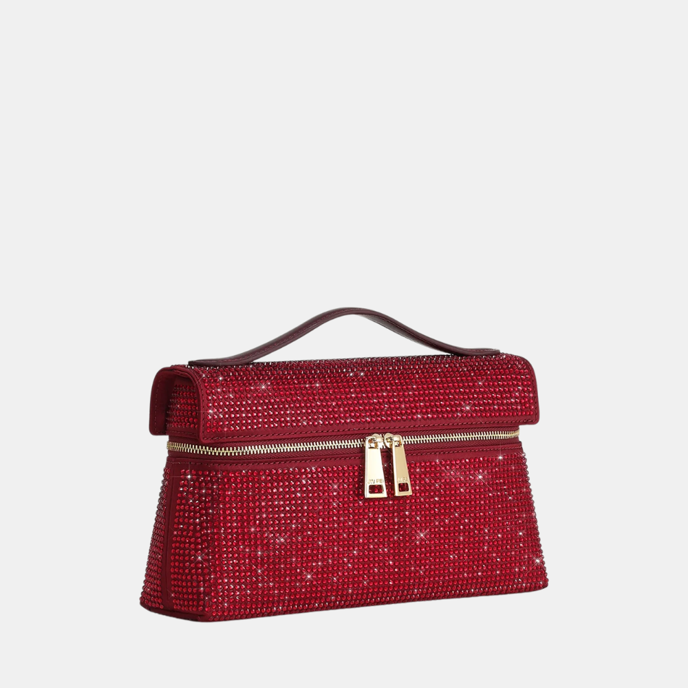 JW Pei Thea Artificial Crystal Top Handle Bag