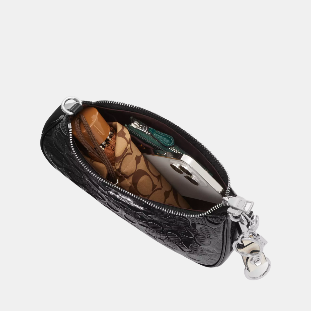 Coach Teri Shoulder Bag In Signature Leather With Heart Charm