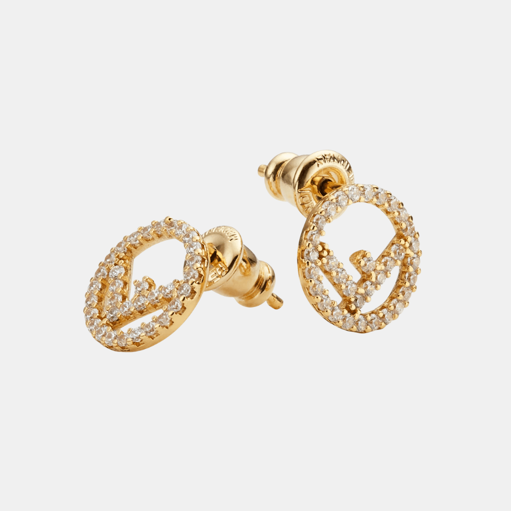F Is Fendi Earrings - DIVA ONLINE STORE