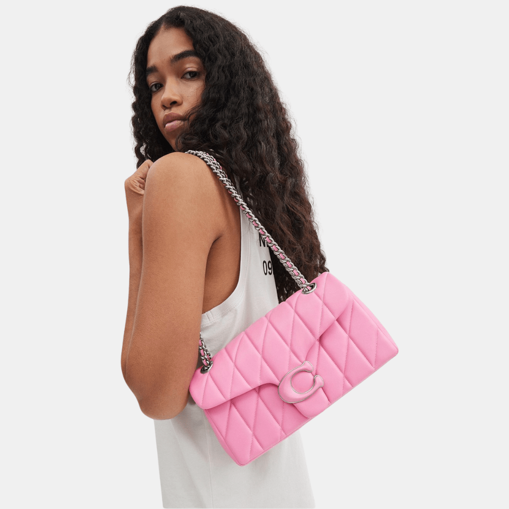 Coach Quilted Tabby 26 Shoulder Bag (Pink) - DIVA ONLINE STORE