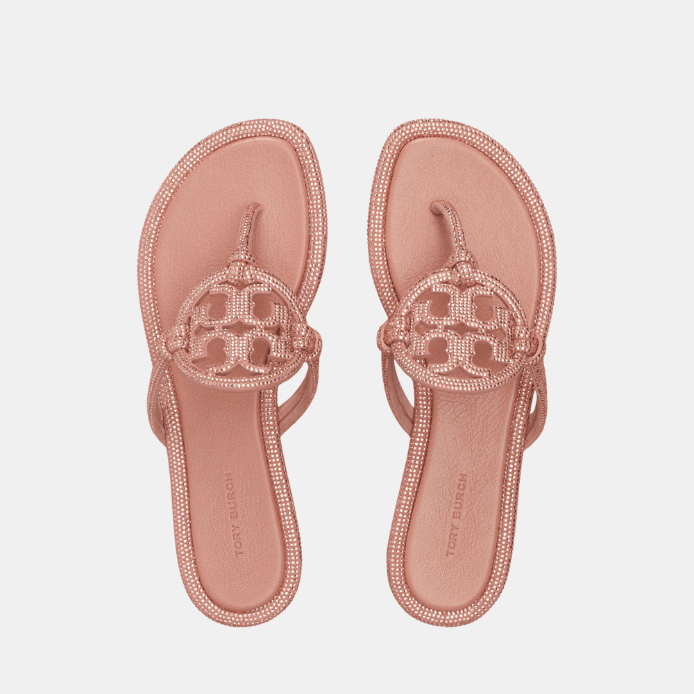Tory Burch Miller Pavé Knotted Sandal (Malva) - DIVA ONLINE STORE