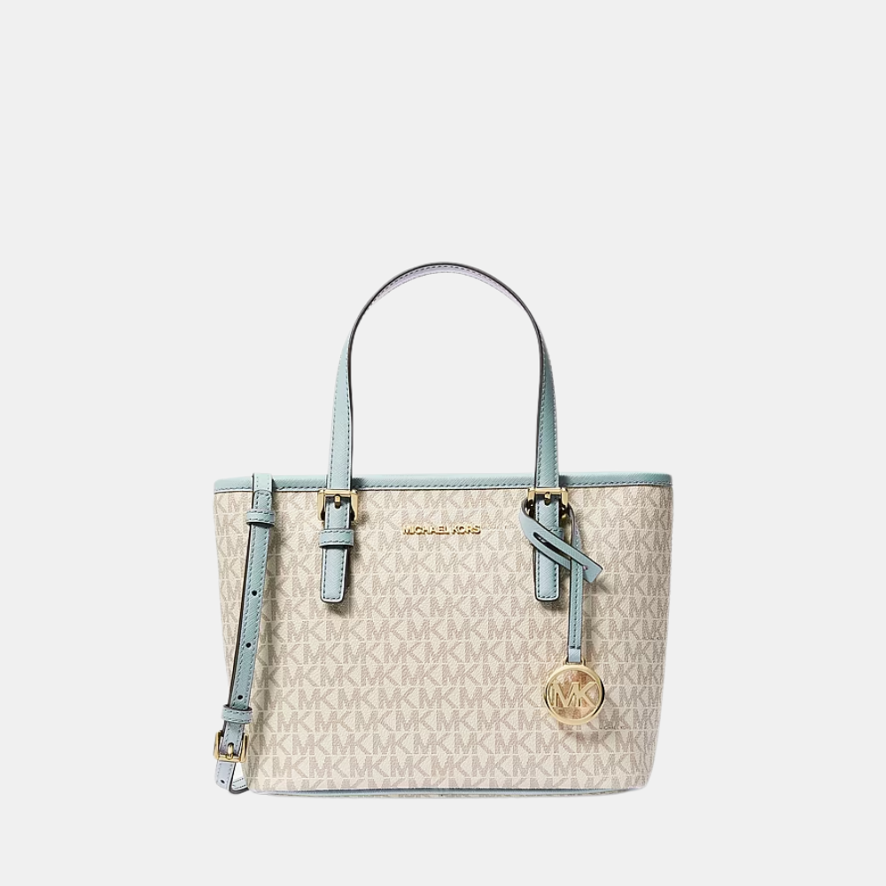 Michael Kors Jet Set Travel Extra-Small Logo Top-Zip Tote Bag