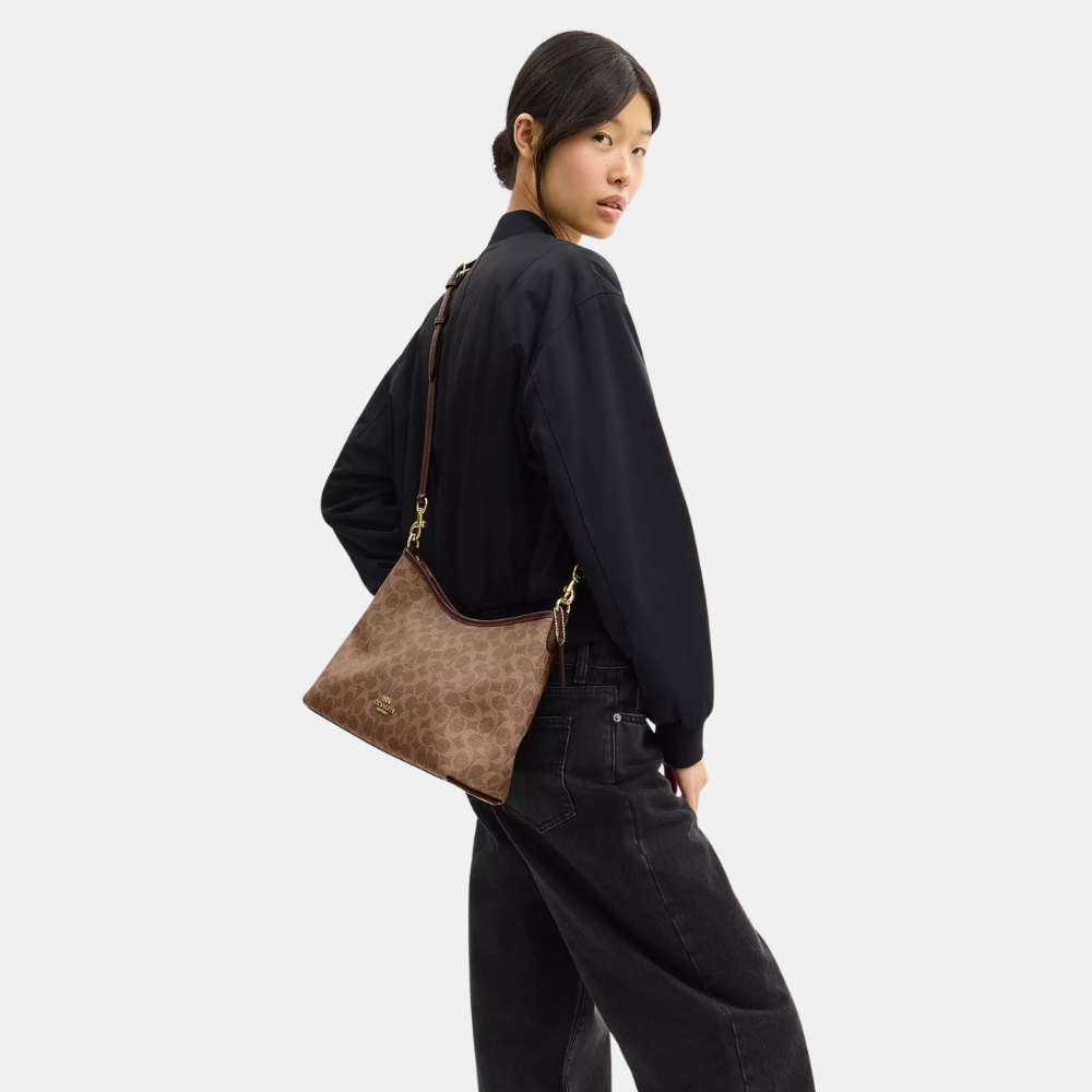 Coach Laurel Shoulder Bag In Signature Canvas