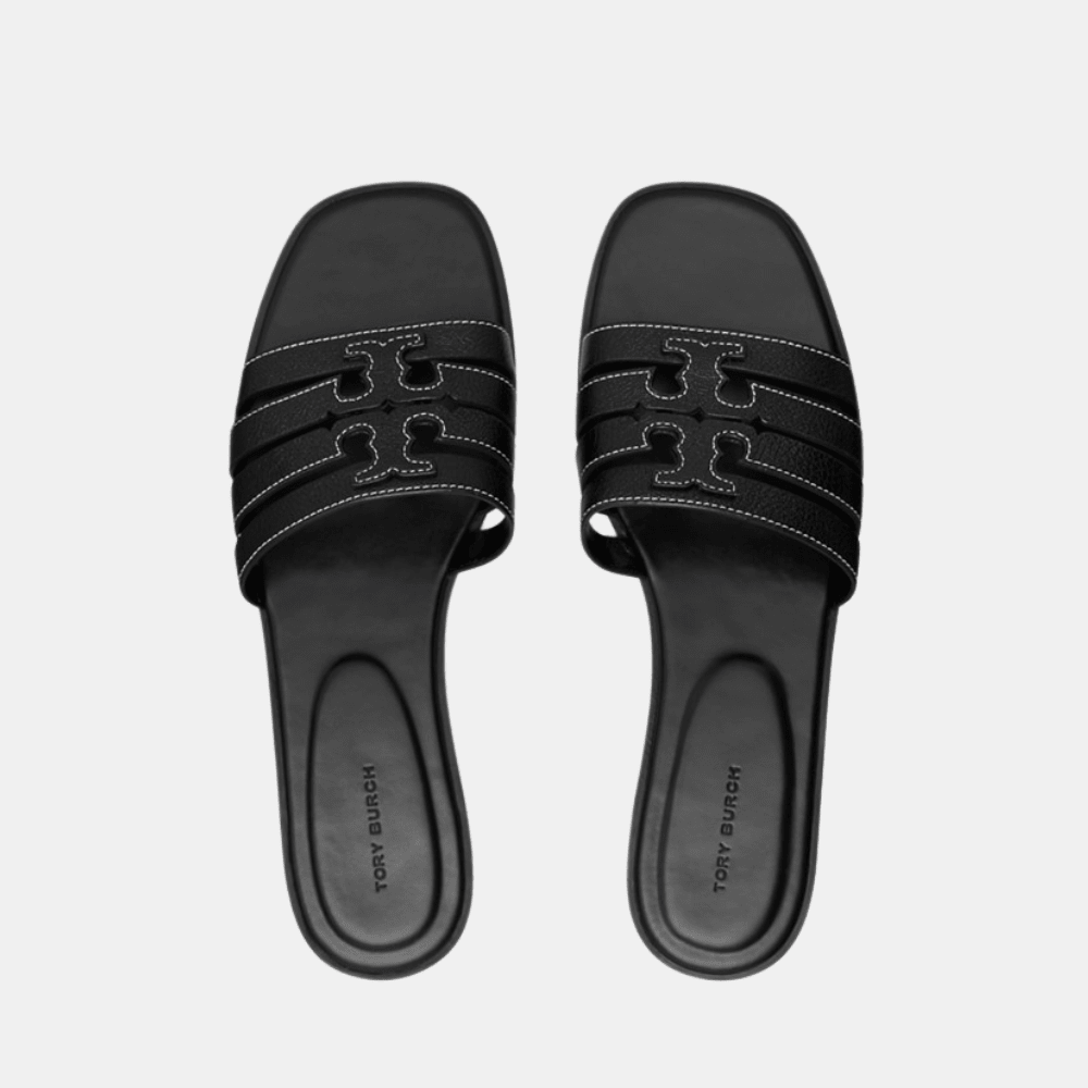 Tory Burch Ines Slide (Black) - DIVA ONLINE STORE
