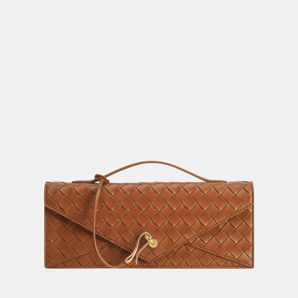 JW Pei Celeste Woven Textured Envelope Top Handle Bag - DIVA ONLINE STORE