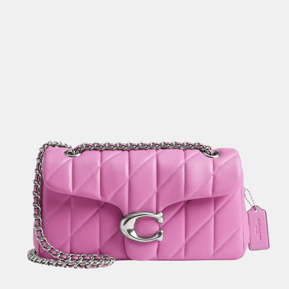 Coach Quilted Tabby 26 Shoulder Bag (Fuschia) - DIVA ONLINE STORE