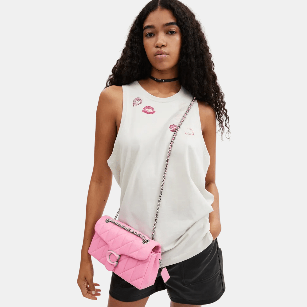 Coach Quilted Tabby 26 Shoulder Bag (Pink) - DIVA ONLINE STORE