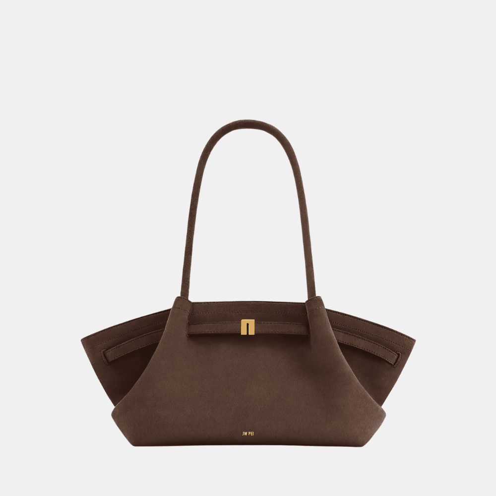 JW Pei Hana Wide Faux Suede Tote Bag - DIVA ONLINE STORE