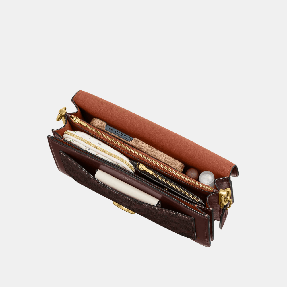 Coach Tabby 26 Shoulder Bag In Signature Canvas (Maple) - DIVA ONLINE STORE