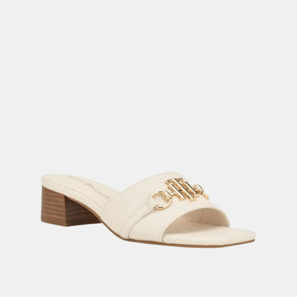 Tommy Hilfiger Pippe Slide (Ivory) - DIVA ONLINE STORE