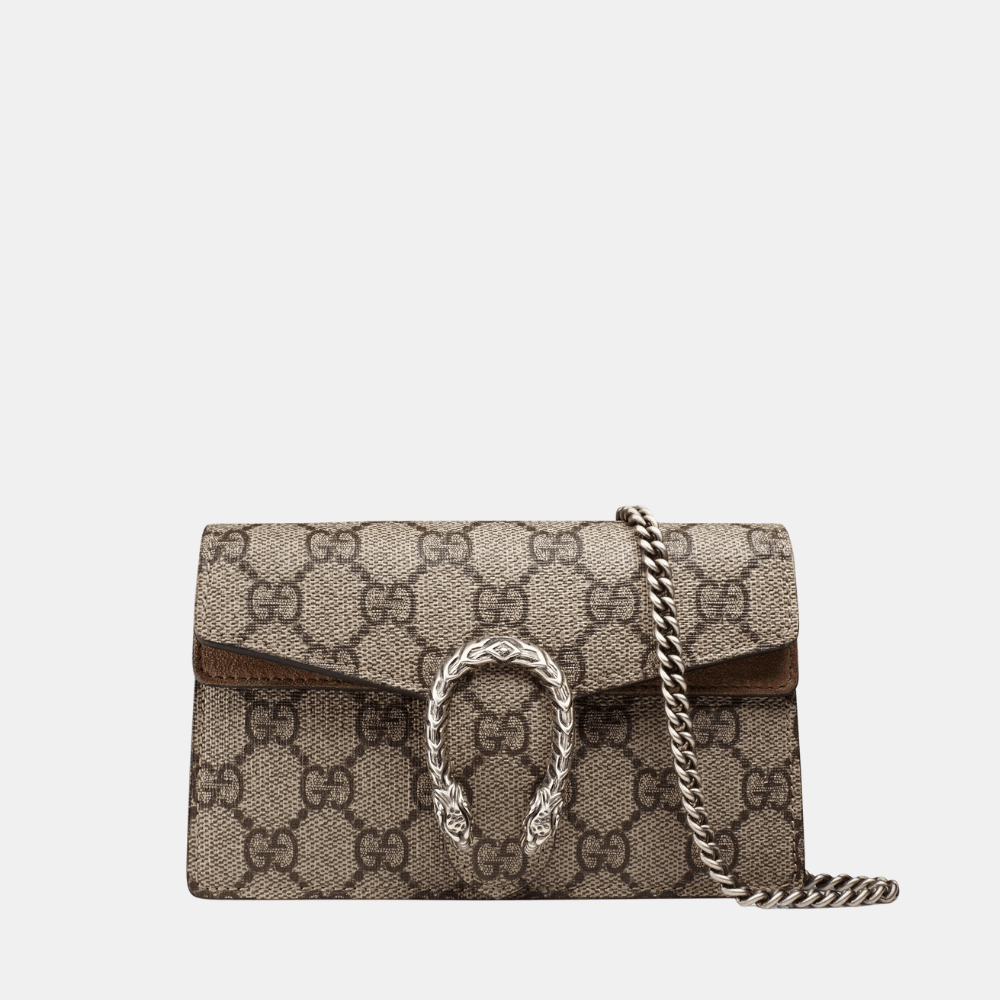 Gucci Dionysus Super Mini Bag In GG Supreme Canvas - DIVA ONLINE STORE