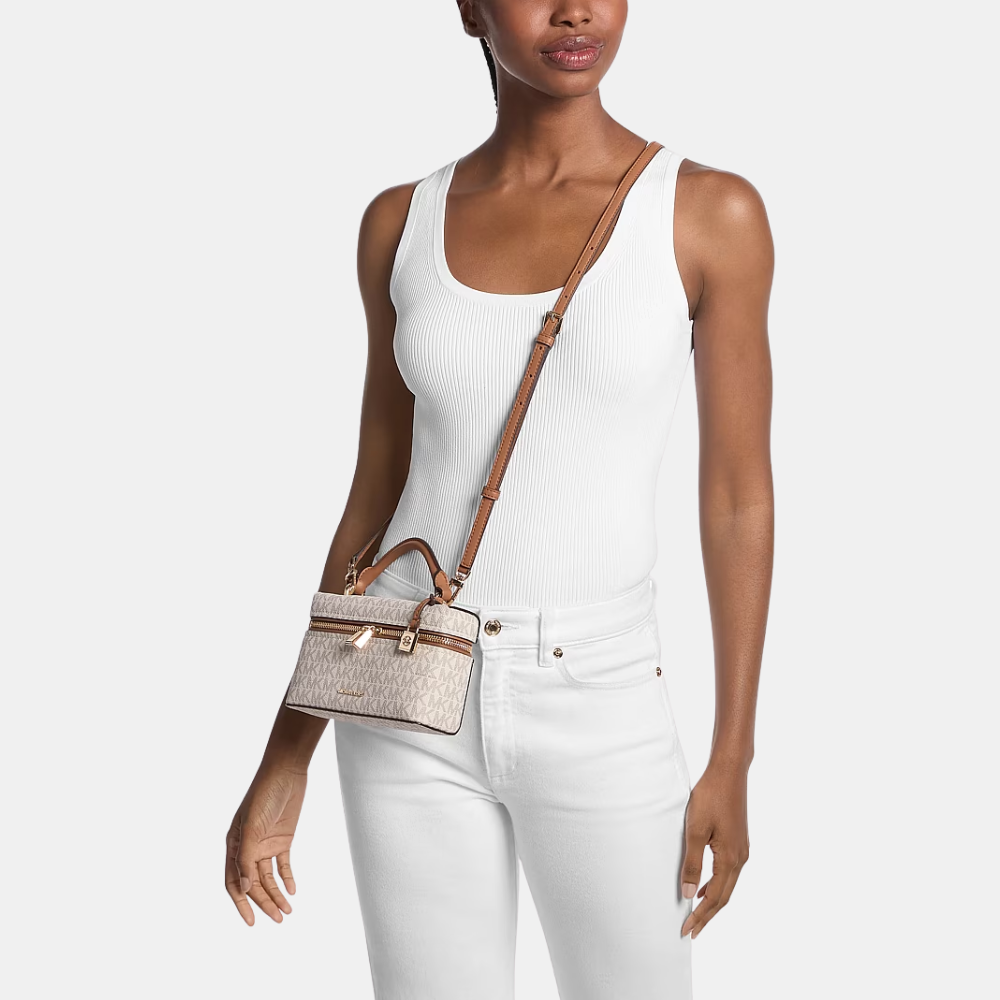Michael Kors Jana Extra-Small Signature Logo Convertible Crossbody Bag