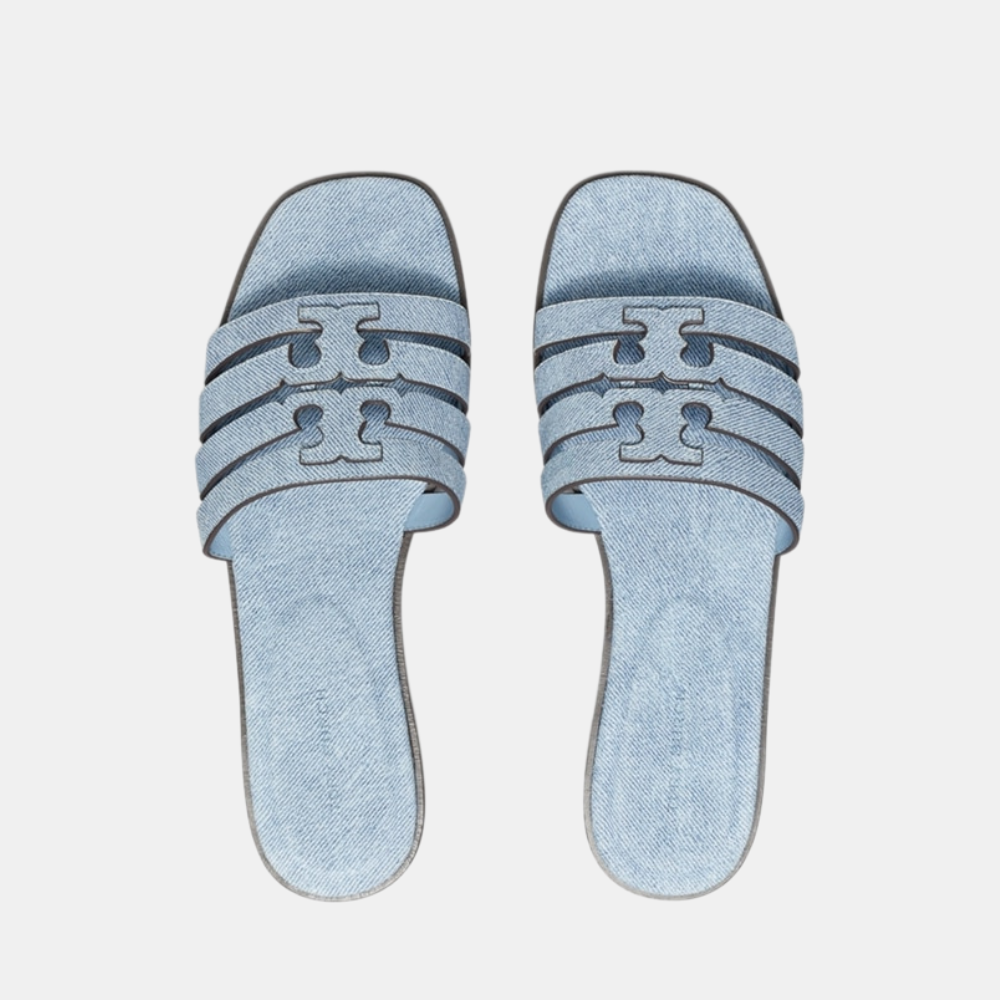 Tory Burch Ines Slide (Blue Cloud)