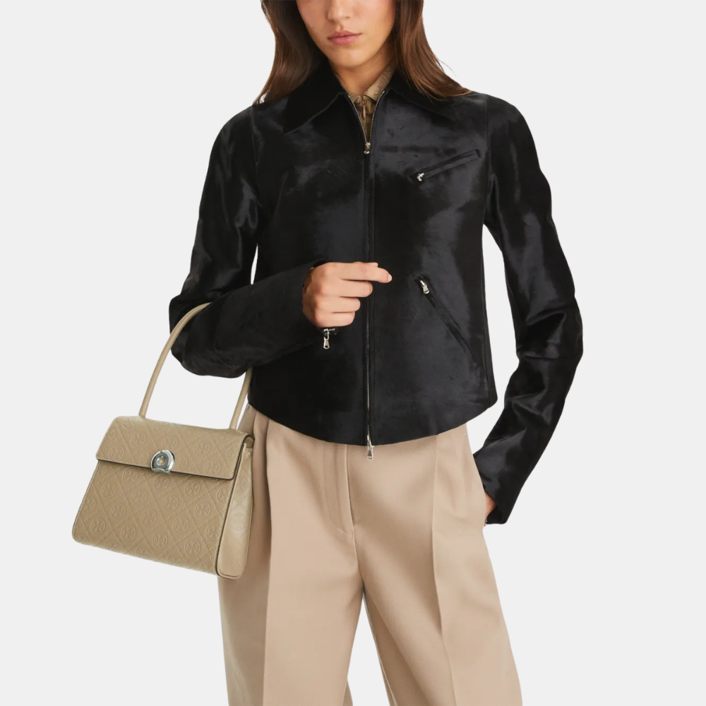 Tory Burch Small Deville T Monogram Tote Bag