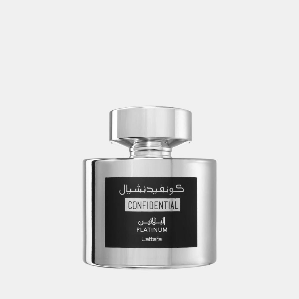 Lattafa Confidential Platinum For Men EDP 100ML - DIVA ONLINE STORE