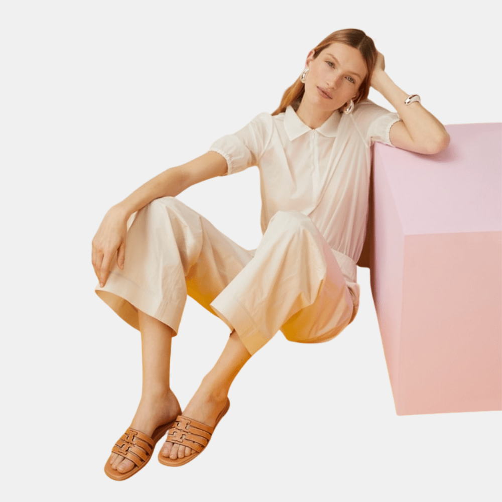 Tory Burch Ines Slide (Camello) - DIVA ONLINE STORE