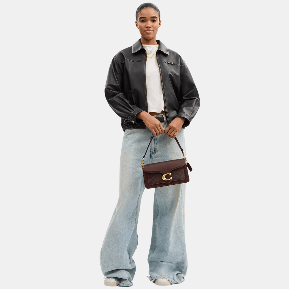 Coach Tabby 26 Shoulder Bag In Signature Canvas (Maple) - DIVA ONLINE STORE