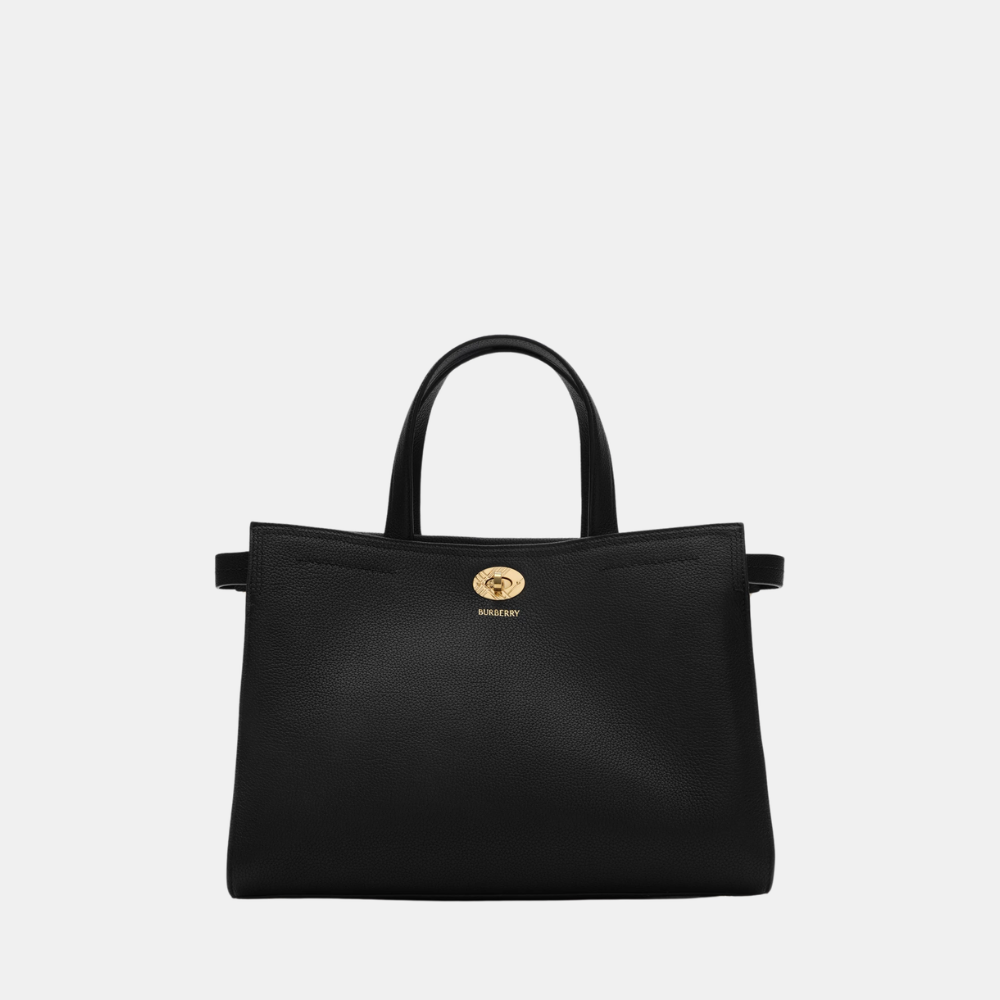 Burberry Small Cotswolds Check Tote (Black)