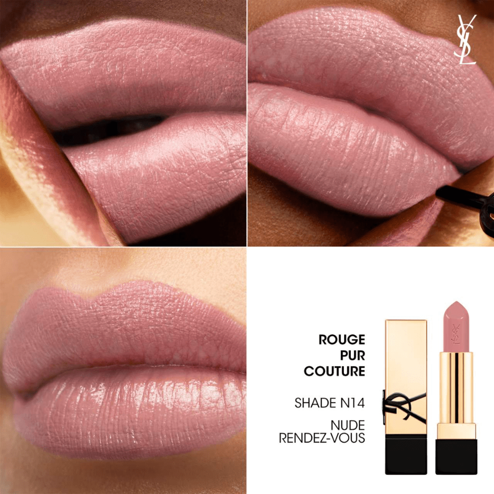 YSL Rouge Pur Couture Caring Satin Lipstick With Ceramides - DIVA ONLINE STORE