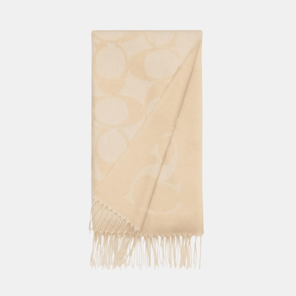 Coach Signature Oversized Muffler - DIVA ONLINE STORE