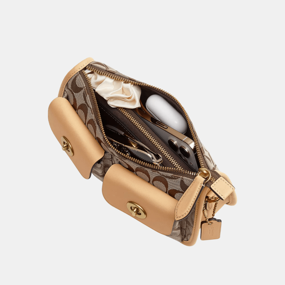 Coach Twin Turnlock Waverly Bag In Signature Jacquard - DIVA ONLINE STORE