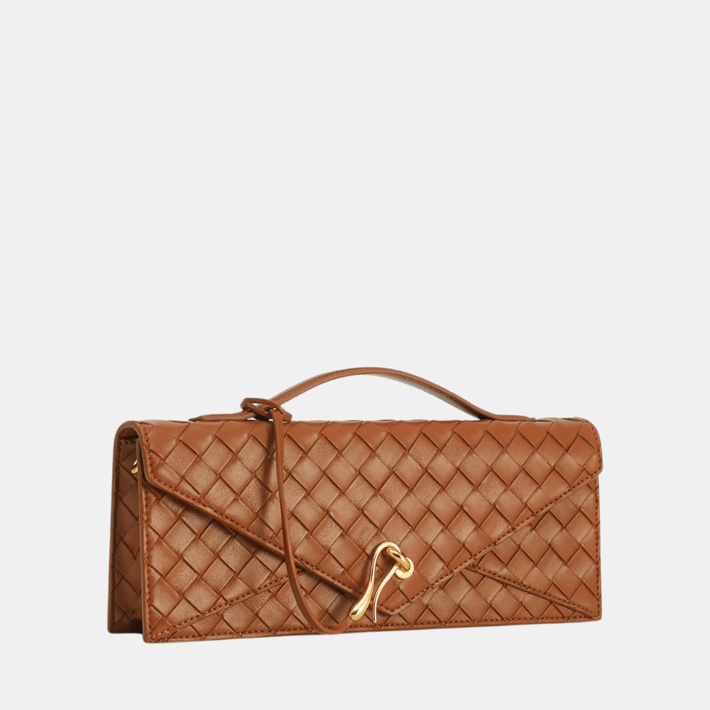 JW Pei Celeste Woven Textured Envelope Top Handle Bag - DIVA ONLINE STORE