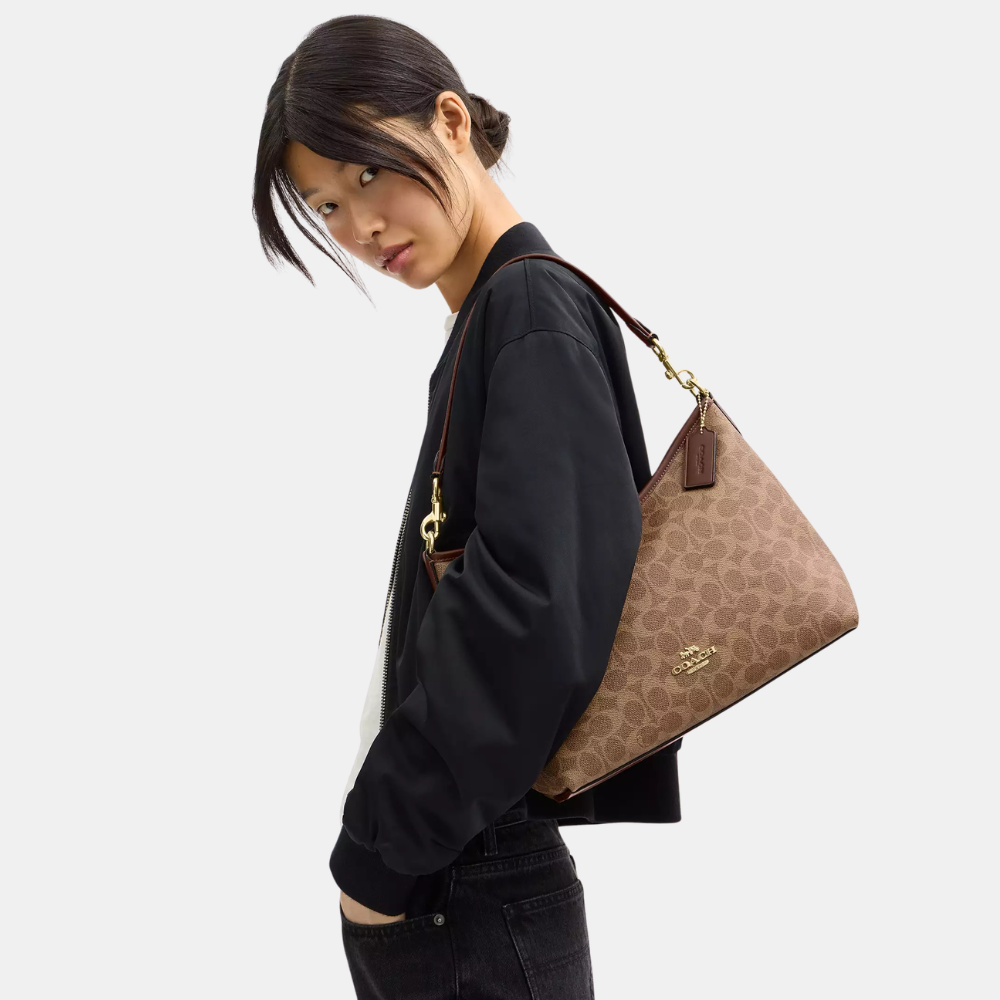 Coach Laurel Shoulder Bag In Signature Canvas