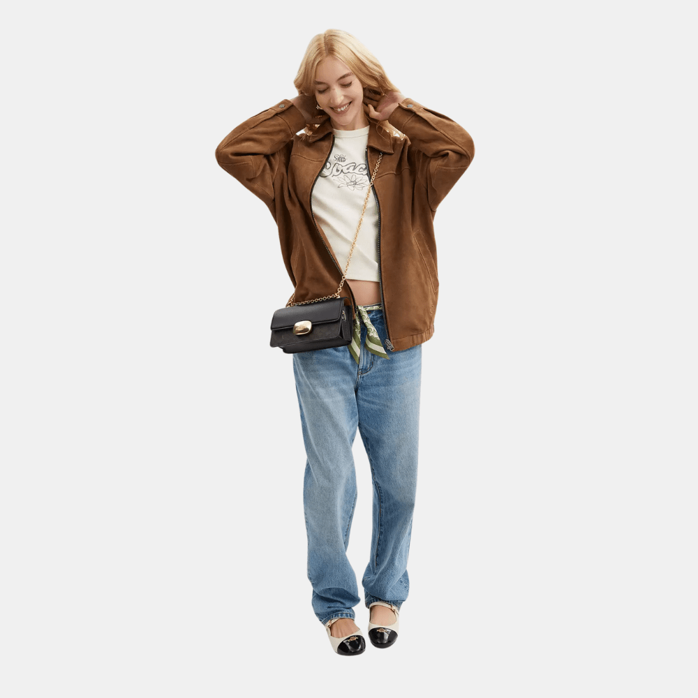 Coach Eliza Flap Crossbody Bag In Signature Canvas - DIVA ONLINE STORE