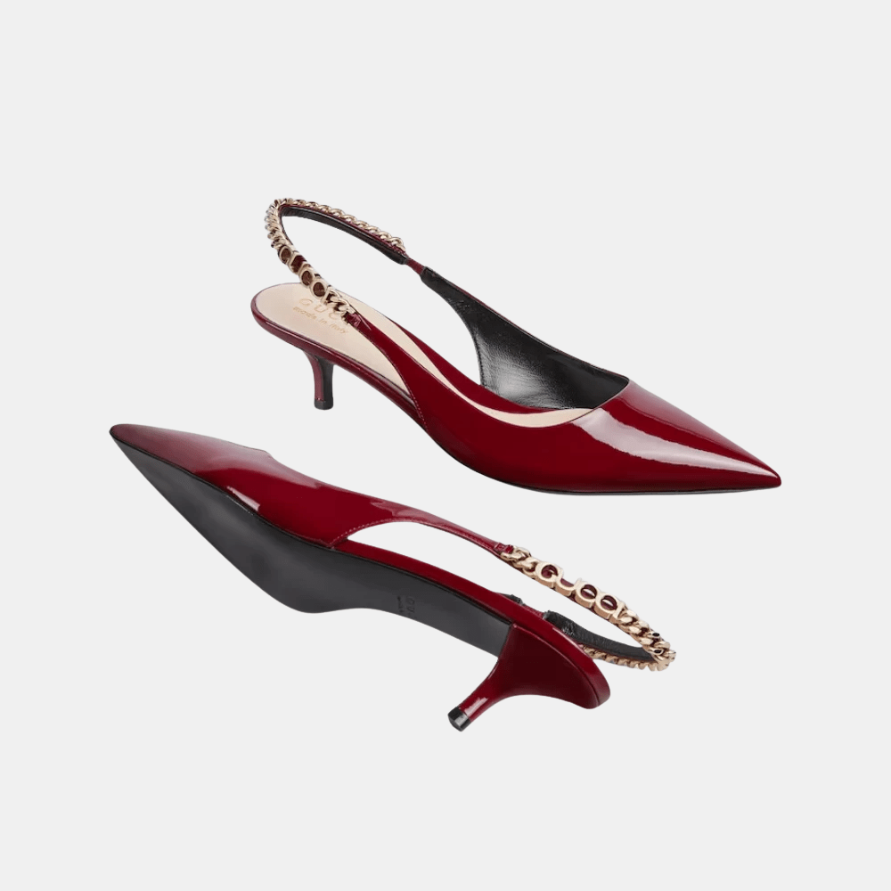 Gucci Signoria Slingback Pumps - DIVA ONLINE STORE