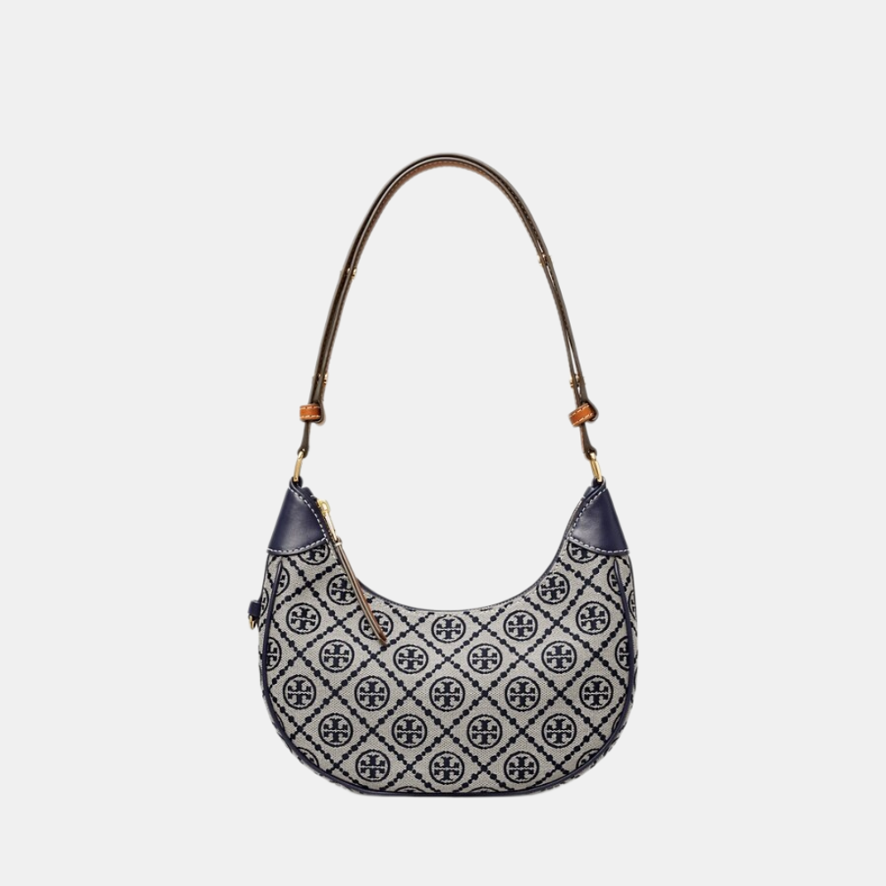 Tory Burch T Monogram Crescent Bag